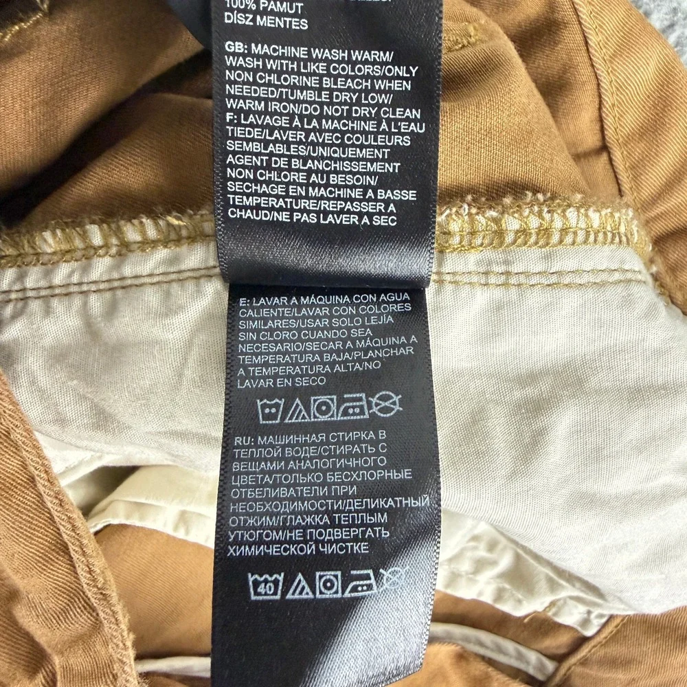 The North Face Motion Pants Men's 30 Brown Stretch Chino Hiking Outdoor Trousers